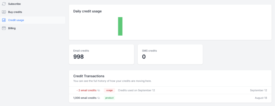 Managing your account