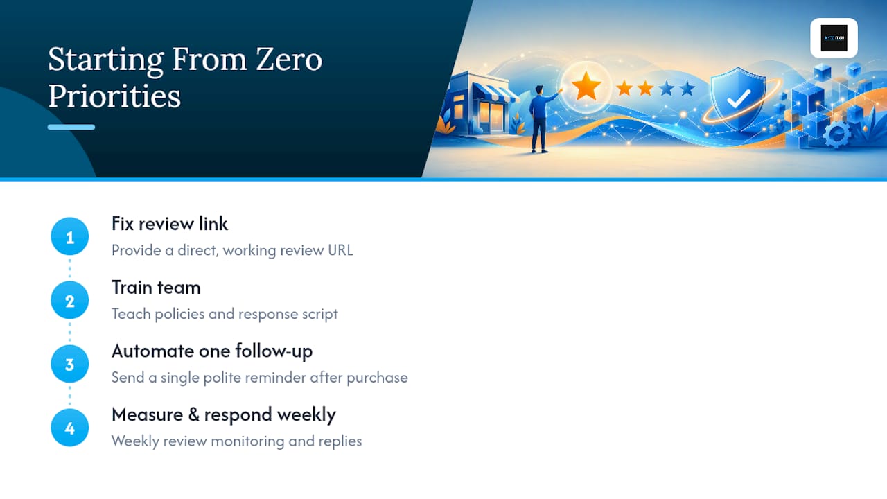 What I'd Prioritize if I Were Starting From Zero — overview diagram
