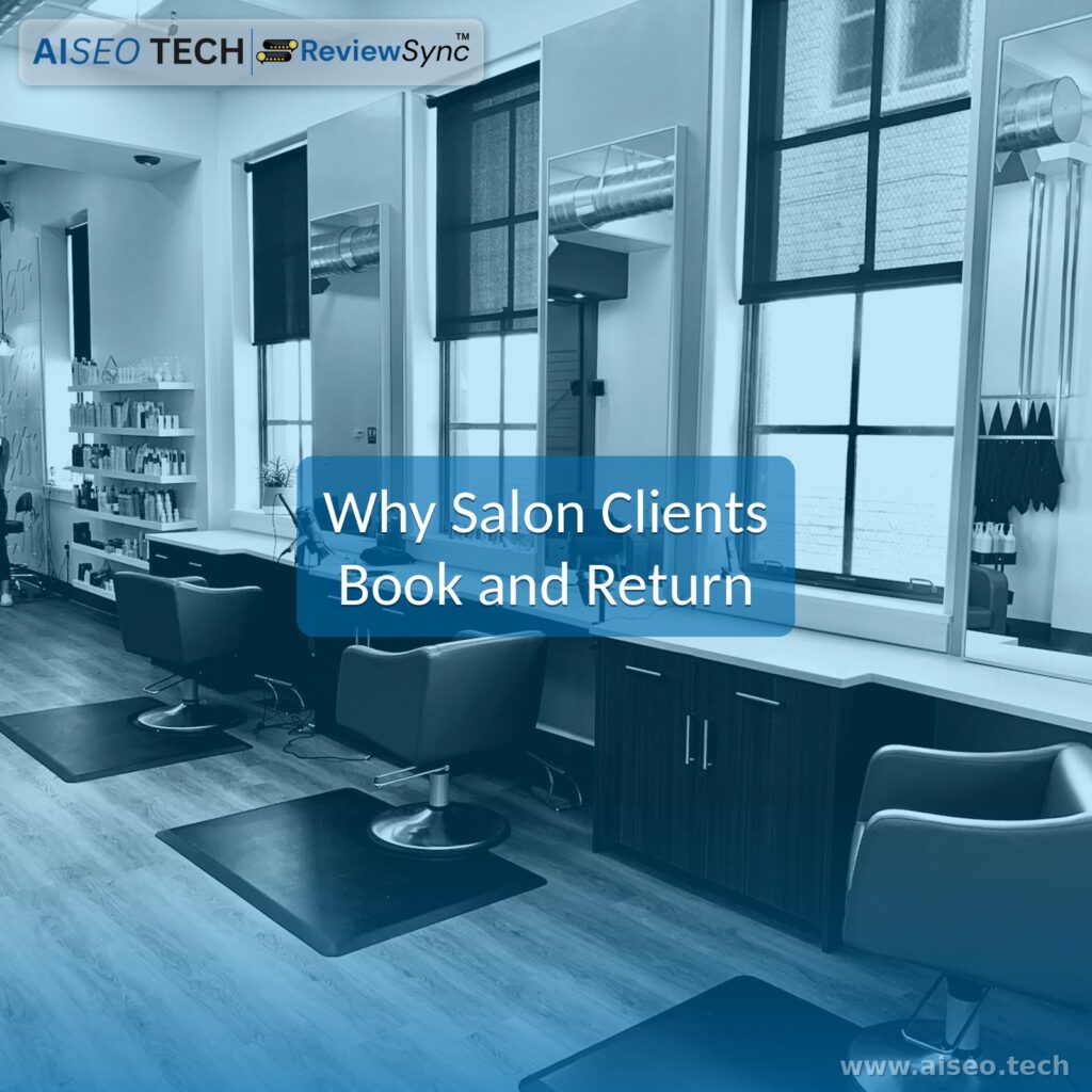 Stylist working with a client in a bright, modern salon, representing salon reviews that drive new bookings and rebooking
